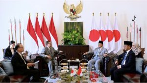 Presiden Republik Indonesia, Prabowo Subianto, dan Perdana Menteri (PM) Jepang, Ishiba Shigeru melakukan pertemuan bilateral di Istana Kepresidenan Bogor, Jawa Barat, pada Sabtu, 11 Januari 2025. Foto: BPMI Setpres/Muchlis Jr