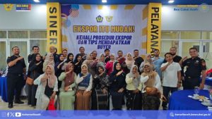 Suasana kegiatan sosialisasi ekspor UMKM yang digelar oleh Kantor Wilayah Direktorat Jenderal Bea dan Cukai Kementerian Keuangan Republik Indonesia Provinsi Aceh. (MusiNews.id/Humas Kanwil Bea Cukai Aceh)
