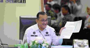 Edward saat Menerima Tim Investor / Mitra Jepang Green Power Development Corp of Japan (GPDJ) dan Direktur Eksekutif IJBNet (Indonesia Japan Business Network) terkait hal tersebut bertempat di Ruang Rapat Gubernur Sumsel, Rabu, (22/1/2025).