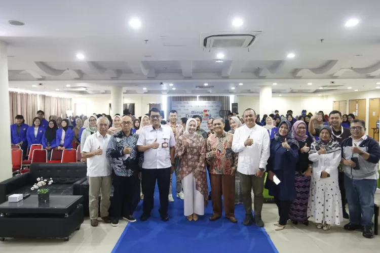 Suasana kegiatan Workshop FoLU Leaders Camp yang digelar oleh Universitas Bina Darma dan United Nations Development Programme (UNDP) Indonesia di Aula Prof. Boch. Rachman Kampus Utama Universitas Bina Darma, pada hari Jum'at, tanggal 17 Januari 2025. (MusiNews.id/Tri Ricki)
