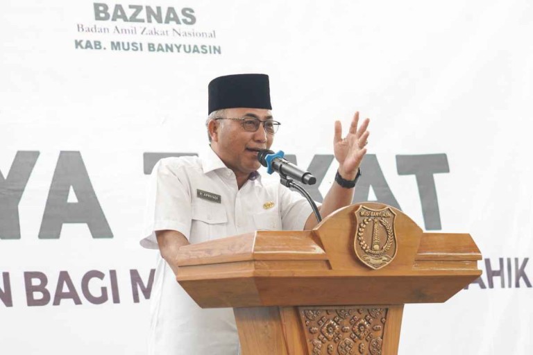 Pengumpulan zakat oleh Baznas Muba di Kabupaten Musi Banyuasin terkhusus dari ASN di lingkungan Pemkab Muba patut diacungi jempol.