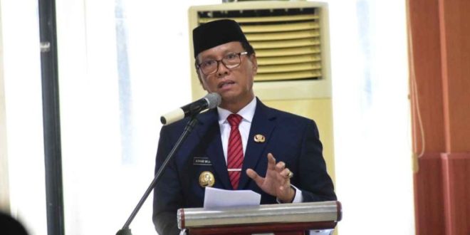 Asmar Wijaya melantik 49 pejabat Struktural dan fungsional di jajaran Pemkab OKI pada Selasa, (18/2/25).