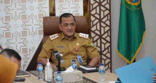 Rapat Koordinasi Persiapan Pelantikan Kepala Daerah dan Wakil Kepala Daerah terpilih hasil pilkada serentak tahun 2024 yang di selenggarakan oleh Kementerian Dalam Negeri RI secara virtual. Senin, (3/2/2025).