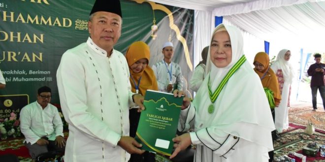 Menghafal Al-Qur’an bukanlah hal yang mudah, namun janji Allah bagi para penghafalnya sangatlah mulia,” ujarnya di depan para jamaah, Sabtu (22/2/25) Dia juga berpesan kepada