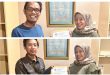 Calon Ketua Dewan Pimpinan Daerah Pro Jurnalismedia Siber Provinsi Sumatera Selatan, Darwin Syarkow dan Noto Prayitno, saat mengembalikan berkas pendaftaran, pada hari Jum'at, tanggal 31 Januari 2025.