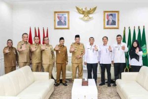 audiensi antara jajaran Pemkab Muba dan BNN Provinsi Sumsel yang berlangsung di Ruang Audiensi Bupati Muba pada Senin (10/3/2025).