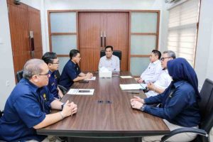 Kantor Pelayanan Pajak (KPP) Pratama Sekayu sowan melakukan pertemuan silahturahmi bersama dengan Bupati Musi Banyuasin H M Toha, Rabu (19/3/2025).