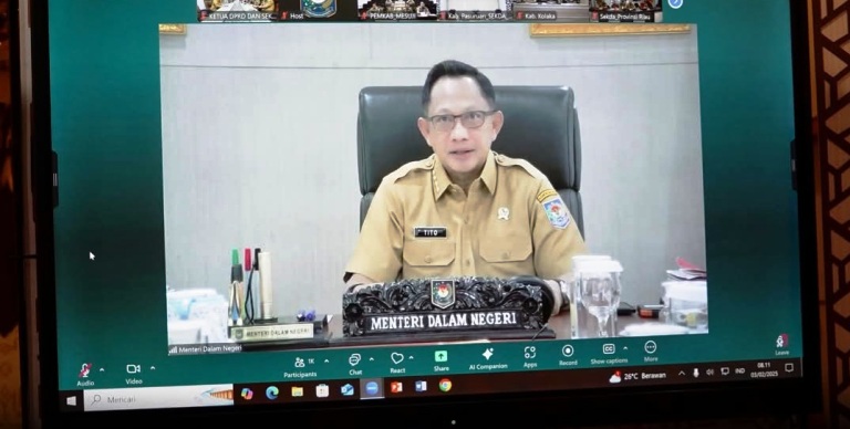 Menteri Dalam Negeri (Mendagri) Republik Indonesia, Muhammad Tito Karnavian.
