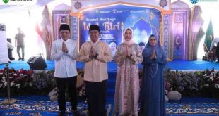 Gubernur Sumsel gelar silaturahmi dan Halal Bihalal bersama warga Oku Timur di kampung halamannya, tepatnya di jalan raya sidomulyo belitang Kabupaten Oku Timur. Kamis, 3/4/2025.