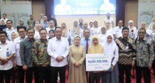 H. Cik Ujang menerima kunjungan kerja reses Komisi IX DPR RI masa persidangan II tahun sidang 2024 – 2025 ke Pemerintah Provinsi Sumatera Selatan di Graha Bina Praja (Rabu, 16/4/2025).