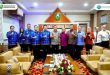 Wagub Cik Ujang saat menerima audiensi komisaris PT Jamkrida Sumsel di Ruang Tamu Wakil Gubernur Sumsel pada hari Kamis (17/4/2025).