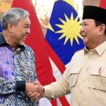 Presiden Prabowo menerima kunjungan kehormatan Wakil Perdana Menteri Malaysia di Istana Merdeka, Pada Selasa, 22 April 2025 Foto: BPMI Setpres/Muchlis Jr