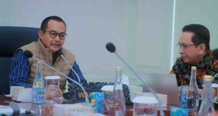 Rapat koordinasi yang diselenggarakan, di Kantor Perwakilan Muba di Palembang, Sabut (26/4/2025).