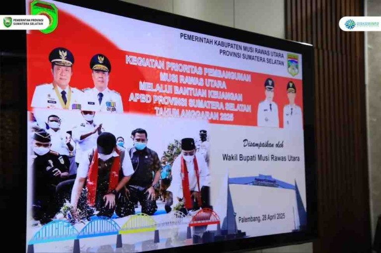 Komitmen Gubernur Sumsel H Herman Deru dalam pemerataan pembangunan di 17 Kabupaten /Kota terus di lakukan melalui Bantuan Keuangan Bersifat Khusus (BKBK) Pemerintah Provinsi Sumsel.