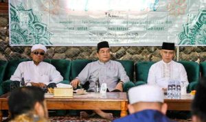 H M Toha yang dikemas dalam acara Silaturahmi dan Halal Bihalal bersama Dewan Pengurus Daerah Forum Pondok Pesantren (DPD Forpess) Kabupaten Musi Banyuasin di Pondok Pesantren Hidayatul Fudhola Walisongo, Kecamatan Sungai Lilin, Selasa (29/4/2025).