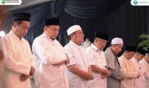 Ketua Dewan Perwakilan Rakyat Daerah (DPRD) Provinsi Sumatera Selatan (Sumsel), Andie Dinialdie, menghadiri acara penutupan pengajian Ramadhan tahun 1.446 Hijriah antar Forum Komunikasi Pimpinan Daerah (Forkopimda), yang diselenggarakan oleh Pemerintah Provinsi (Pemprov) Sumsel.