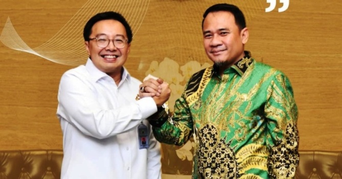 Ketua Dewan Perwakilan Rakyat Daera (DPRD) Provinsi Sumatera Selatan (Sumsel), Andie Denaldie, bersama para Wakil Ketua, melakukan Kunjungan Kerja (Kunker) ke Badan Pemeriksa Keuangan (BPK) Republik Indonesia, pada hari Senin, tanggal 10 Maret 2025.