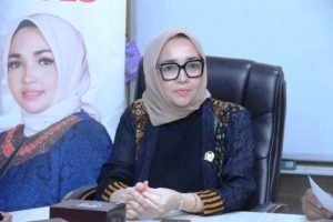 Anggota Dewan Perwakilan Daerah (DPD) Republik Indonesia Asal Provinsi Sumatera Selatan (Sumsel), Hj. Eva Susanti, melakukan Kunjungan Kerja (Kunker) ke Kabupaten Ogan Komering Ilir (OKI), pada hari Selasa kemarin. (MusiNews.id/Qoulan)