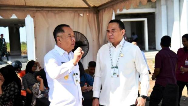 Ketua Dewan Perwakilan Rakyat Daerah (DPRD) Provinsi Sumatera Selatan (Sumsel), Andie Denaldie, menghadiri acara launching program Gerakan Indonesia Menanam (GERINA) di Kabupaten Ogan Ilir, pada hari Sabtu, tanggal 24 April 2025.
