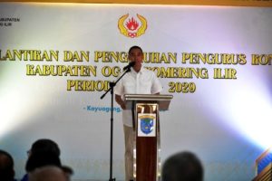 Pengurus Komite Olahraga Nasional Indonesia (KONI) Kabupaten Ogan Komering Ilir (OKI) periode 2025 – 2029, resmi dilantik pada hari Sabtu, tanggal 22 Maret 2025.