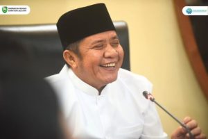 Gubernur Provinsi Sumatera Selatan (Sumsel), Herman Deru, dan Wakil Gubernur Sumsel, Cik Ujang, menerima audiensi dari Wali Kota Pagar Alam, Ludi Oliansyah, di Kantor Gubernur Sumsel, Palembang, pada hari Rabu, tanggal 26 Maret 2025.