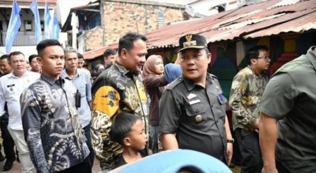 Ketua Dewan Perwakilan Rakyat Daerah (DPRD) Provinsi Sumatera Selatan (Sumsel), Andie Denaldie, menghadiri program Gerak Cepat Perbaikan Rumah Tidak Layak Huni dan Sanitasi Tahun 2025, yang diselenggarakan oleh Pemerintah Provinsi (Pemprov) Sumsel, hari Jum'at, tanggal 14 Maret 2025.