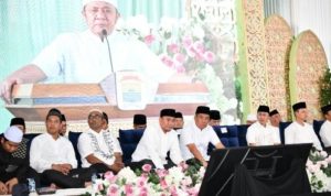 Ketua Dewan Perwakilan Rakyat Daerah (DPRD) Provinsi Sumatera Selatan (Sumsel), Andie Dinialdie, menghadiri acara silaturahmi dan safari Ramadhan tahun 2025 yang diselenggarakan oleh Walikota Palembang, pada hari Sabtu, tanggal 15 Maret 2025.
