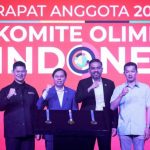 Sultan Baktiar Najamudin saat memberikan sambutan singkat dalam acara pembukaan Rapat Anggota KOI di Fairmont Hotel, Senayan, Jakarta, pada hari Selasa, tanggal 22 April 2025. (MusiNews.id/DPD)
