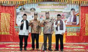 Bupati M. Toha mengapresiasi kekompakan dan kontribusi warga Minang di Musi Banyuasin.