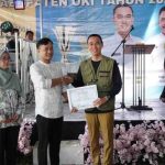 Muchendi dalam acara Pemberian Penghargaan Wajib Pajak Teladan Kabupaten OKI di Rumah Makan Dapur Ma'e, Senin(19/05/25).