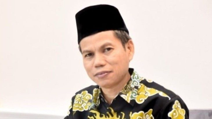 Direktur Layanan Haji Dalam Negeri Muhammad Zain di Jakarta, jelang bertolak ke Arab Saudi, Jumat (23/5/2025).