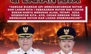 Bupati Muba, H M Toha, dan Wakil Bupati Rohman untuk mengingatkan seluruh masyarakat, camat, lurah, dan kepala desa untuk tetap siaga dalam mencegah kebakaran.
