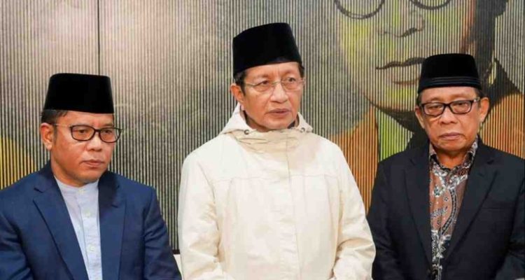 Menag Nasaruddin Umar tiba di Bandara Soekarnl Hatta, Tangerang, Jumat (23/5/2025).