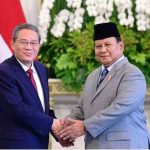 Presiden Republik Indonesia, Prabowo Subianto menerima kunjungan resmi Premier Republik Rakyat Tiongkok (RRT) Li Qiang di Istana Merdeka, Jakarta, pada Minggu, 25 Mei 2025. Foto: BPMI Setpres