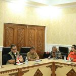 Rakor Badan Nasional Penanggulangan Bencana (BNPB) bersama lintas Forkompimda Provinsi Bengkulu yang juga dihadiri perwakilan dunia usaha di Kantor Gubernur Bengkulu, Sabtu (24/5/2025). (Foto: BNPB.)