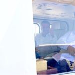 Presiden Republik Indonesia, Prabowo Subianto dan Presiden Republik Prancis, Emmanuel Macron bersiap menuju Akademi Militer, Magelang, Provinsi Jawa Tengah dengan menggunakan helikopter, pada Kamis, 29 Mei 2025. Foto: BPMI Setpres/Muchlis Jr