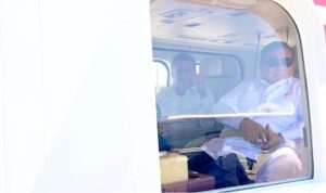 Presiden Republik Indonesia, Prabowo Subianto dan Presiden Republik Prancis, Emmanuel Macron bersiap menuju Akademi Militer, Magelang, Provinsi Jawa Tengah dengan menggunakan helikopter, pada Kamis, 29 Mei 2025. Foto: BPMI Setpres/Muchlis Jr