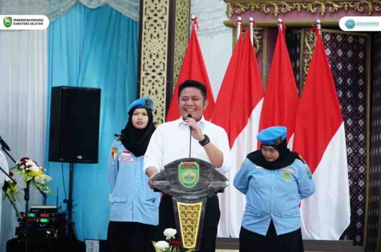 Pengurus Dewan Pimpinan Wilayah Badan Komunikasi Pemuda Remaja Masjid Indonesia (DPW BKPRMI) Sumatera Selatan Masa Khidmah 2025-2030 di Griya Agung, Palembang, Kamis (8/5/2025).