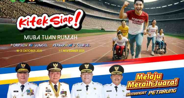 Dua ajang olahraga terbesar tingkat provinsi, Pekan Olahraga Provinsi (Porprov) XV dan Pekan Paralympic Provinsi (Peparprov) V Tahun 2025, resmi akan digelar di Bumi Serasan Sekate.