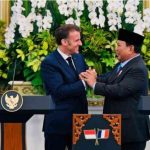 Presiden Republik Indonesia, Prabowo Subianto dan Presiden Republik Prancis, Emmanuel Macron melakukan keterangan pers bersama di Istana Merdeka, Jakarta, pada Rabu, 28 Mei 2025. Foto: BPMI Setpres/Laily Rachev
