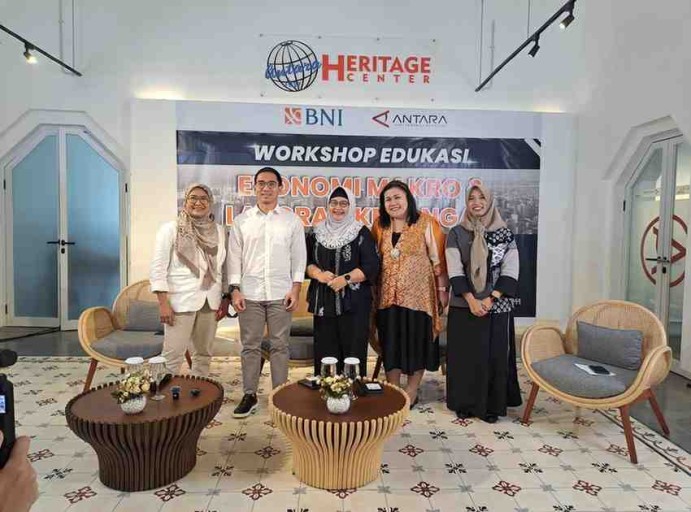 Perum LKBN ANTARA bersama PT Bank Negara Indonesia (Persero) Tbk (BNI) menggelar lokakarya edukasi makroekonomi dan laporan keuangan (Foto: Dok Antara)