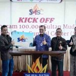 Drs. H. Edward Candra, MH menghadiri Kick Off Program 100.000 Sultan Muda dan Sultan Muda Sumsel Center (SMSC) bersama Media Masa di Sumsel (Kantor OJK Palembang, Jum'at, 9/5/2025).