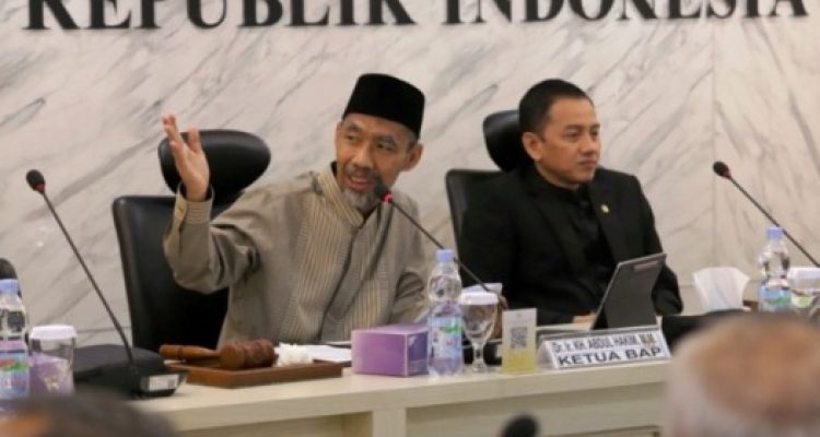 Pimpinan Badan Akuntabilitas Publik Dewan Perwakilan Daerah Republik Indonesia saat Rapat Dengar Pendapat (RDP) di Gedung DPD yang berada di Komplek Parlemen, Senayan, Jakarta, pada hari Senin, tanggal 5 Mei 2025. (musinews.id/dpd)