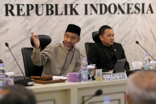 Pimpinan Badan Akuntabilitas Publik Dewan Perwakilan Daerah Republik Indonesia saat Rapat Dengar Pendapat (RDP) di Gedung DPD yang berada di Komplek Parlemen, Senayan, Jakarta, pada hari Senin, tanggal 5 Mei 2025. (musinews.id/dpd)