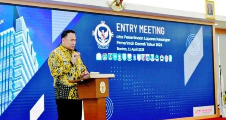 Ketua Dewan Perwakilan Rakyat Daerah (DPRD) Provinsi Sumatera Selatan (Sumsel), Andie Dinialdie, menghadiri Entry Meeting Badan Pemeriksa Keuangan (BPK) atas Laporan Keuangan Pemerintah Daerah (LKPD) Sumsel Tahun Anggaran 2024.