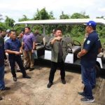 Gubernur Sumsel H. Herman Deru bekerjasama dengan Ikatan Motor Indonesia ( IMI ) Sumsel meninjau lahan yang rencananya akan di buat menjadi arena Grass Track pada bulan agustus 2025 mendatang.
