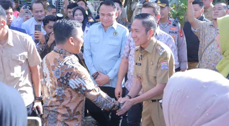 Ketua Dewan Perwakilan Rakyat Daerah (DPRD) Provinsi Sumatera Selatan (Sumsel), Andie Dinialdie, turut hadir mendampingi Kunjungan Kerja (Kunker) Menteri Kependudukan dan Pembangunan Manusia/Kepala BKKBN Republik Indonesia, Dr. Wihaji, ke Sumsel.