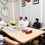 Ketua Dewan Perwakilan Rakyat Daerah (DPRD) Provinsi Sumatera Selatan (Sumsel), Andie Dinialdie, menerima audiensi Kepala Lembaga Pemasyarakatan (Kalapas) Kelas I Palembang, M. Pithra Jaya Saragih, beserta jajarannya di ruang kerja Ketua DPRD Sumsel, Jalan POM IX Kota Palembang.