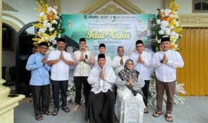 Suasana penuh kehangatan dan kekhusyukan menghiasi perayaan Idul Adha 1446 H di Kabupaten Musi Banyuasin pada Jumat pagi (6/6/2025).