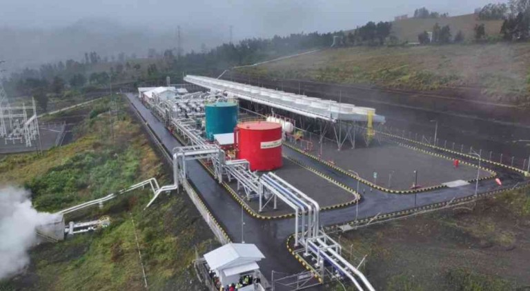 Pembangkit Listrik Tenaga Panas Bumi (PLTP) Blawan Ijen, Kabupaten Bondowoso yang diresmikan secara hybrid oleh Presiden Prabowo Subianto pada Kamis, 26 Juni 2025 Foto: BPMI Setpres